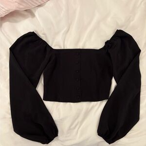Ardene Black Off-Shoulder Blouse